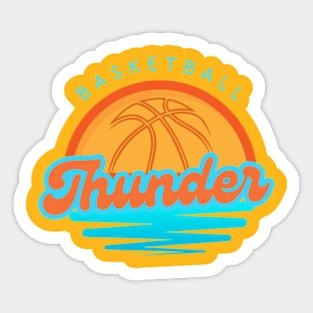 okc thunder summer vibes Sticker